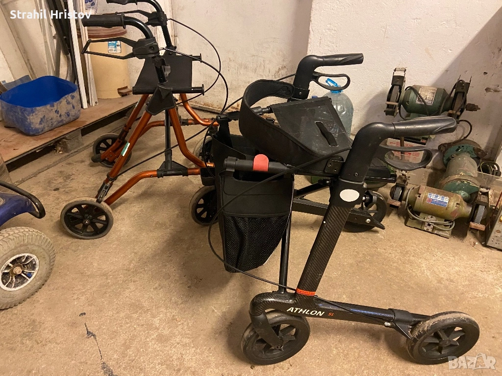 Ролатор проходилка алум и карбон, снимка 1