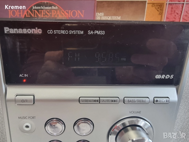 Уредба PANASONIC SA-PM33, снимка 1