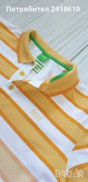 Hugo Boss  Pique Cotton Mens Size 50 / L НОВО! ОРИГИНАЛНА Тениска!, снимка 1