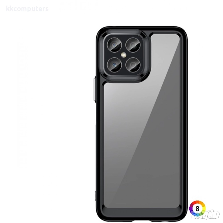 Huawei Honor X8 Силиконов Калъф Transparent TPU и Протектор, снимка 1
