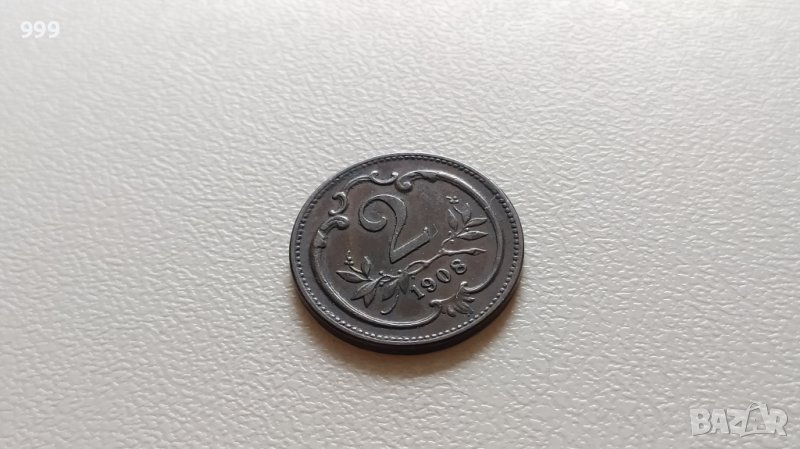 2 хелера 1908 Австрия * Австро - Унгария - №2, снимка 1