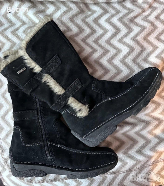 Зимни велурени ботуши -Tamaris, снимка 1