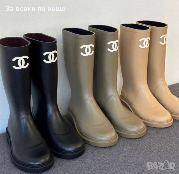 Chanel Дамски Зимни Ботуши Шанел - Налични Различни Цветове Код E1068, снимка 1