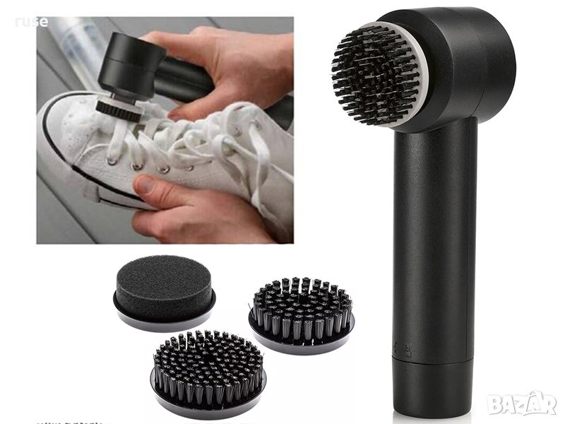 НОВИ! Четка за почистване на обувки, различни приставки, мултифункционална, снимка 1