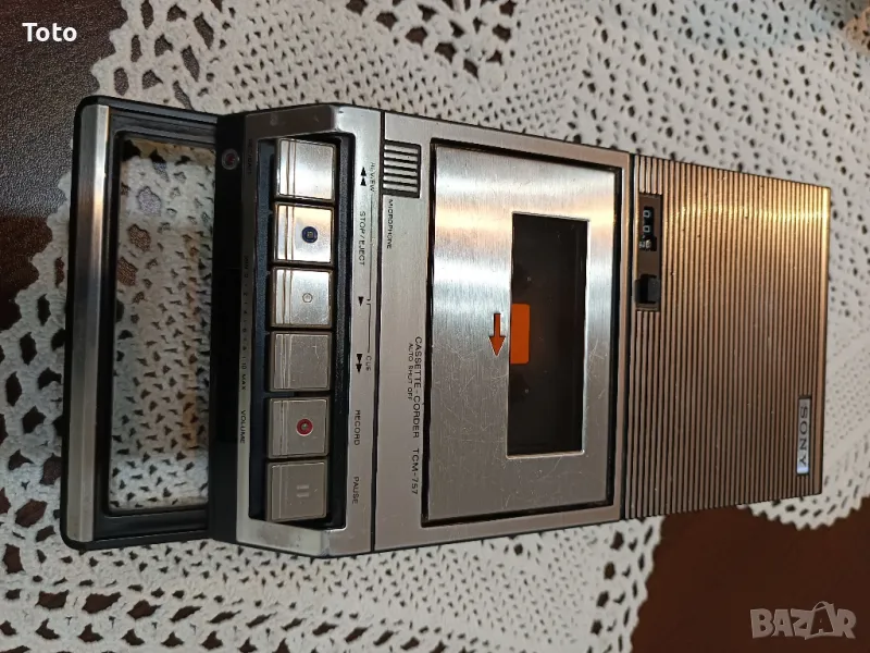 Портативен касетофон Sony TCM 757, снимка 1
