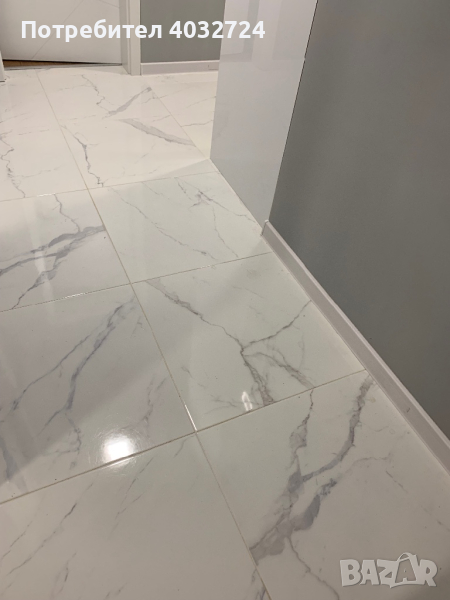 Гранитогрес Bianco Carrara Brillo гланцирани 60x60 , снимка 1