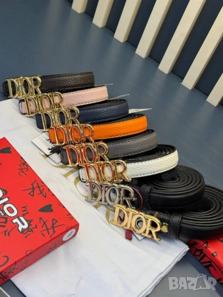 колани от естествена кожа в кутия christian dior , снимка 1