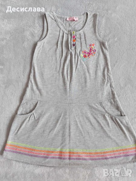 Детска лятна рокля за момиченце размер 110-116 см 4-5 години, снимка 1