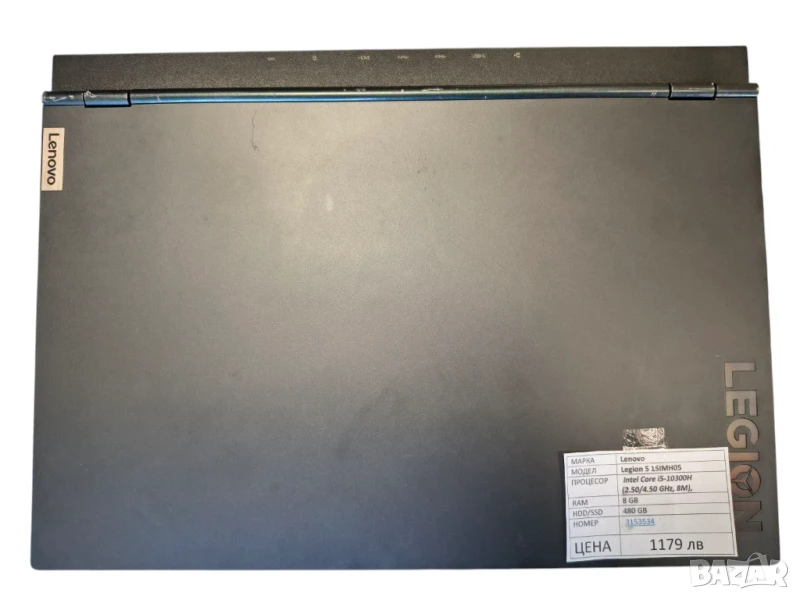 Лаптоп Lenovo Legion 5, снимка 1