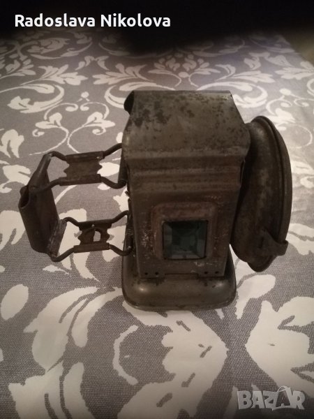 Ретро фар за колело Германия 1890 год, снимка 1