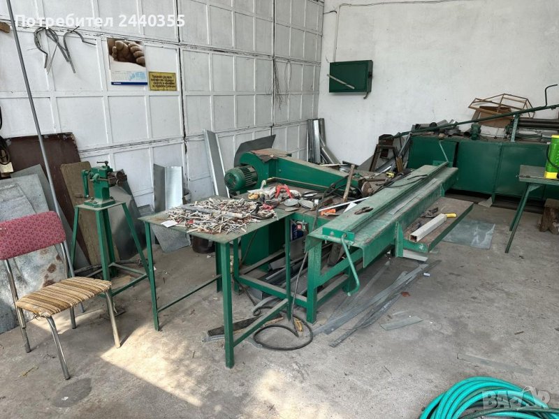 Работилница за тенекеджийски услуги с машини готови за работа, снимка 1
