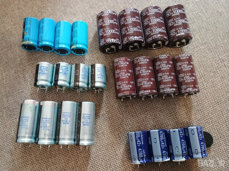 Кондензатори за Аудио Nippon Kenwood Nichicon, снимка 1