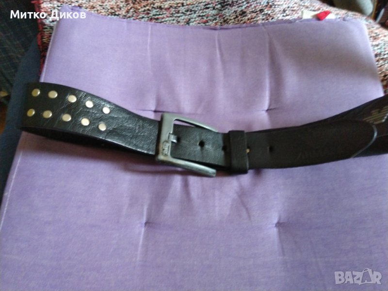 Колан марков на Армани 113см на 42мм естествена кожа, снимка 1