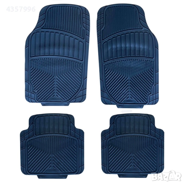 Стелки универсални за автомобил С0011 гума - 4бр к-т, черни, снимка 1