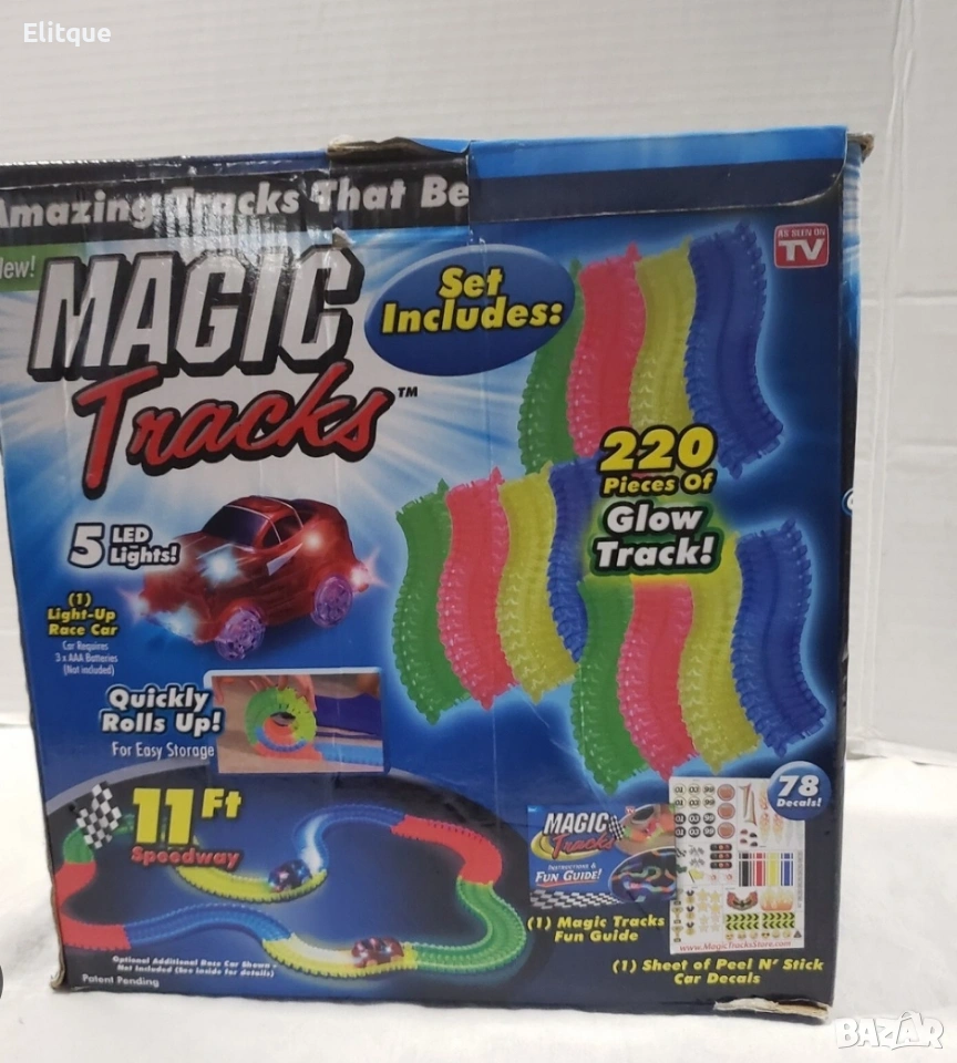 Magic Tracks – Детска светеща писта (220 части) 🚗, снимка 1