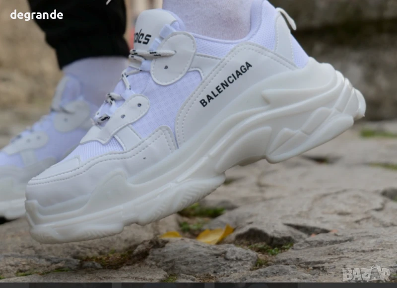 Дамски маратонки Balenciaga Triples бял цвят, снимка 1