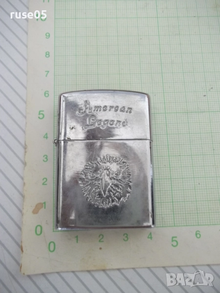 Запалка "TEAM PISTOL - Amercan Legend" бензинова работеща, снимка 1