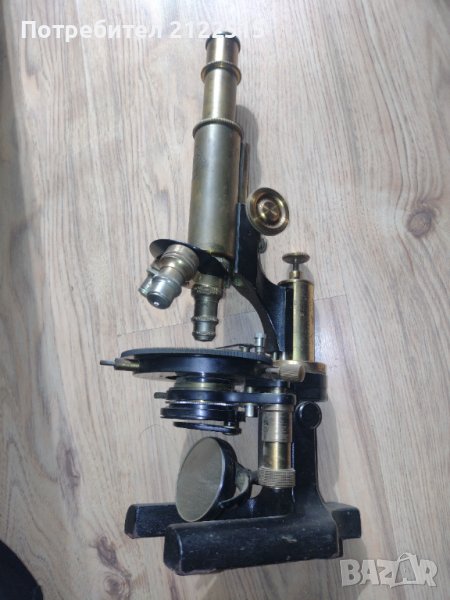 стар бронов Микроскоп, снимка 1
