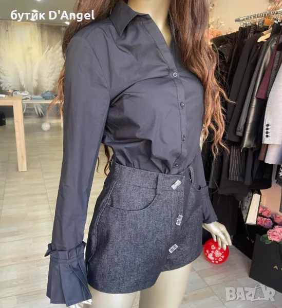 MORE & MORE риза в черно, снимка 1