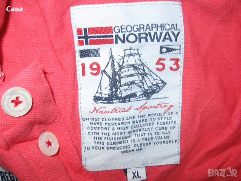 Блуза GEO. NORWAY   мъжка,М-Л, снимка 1