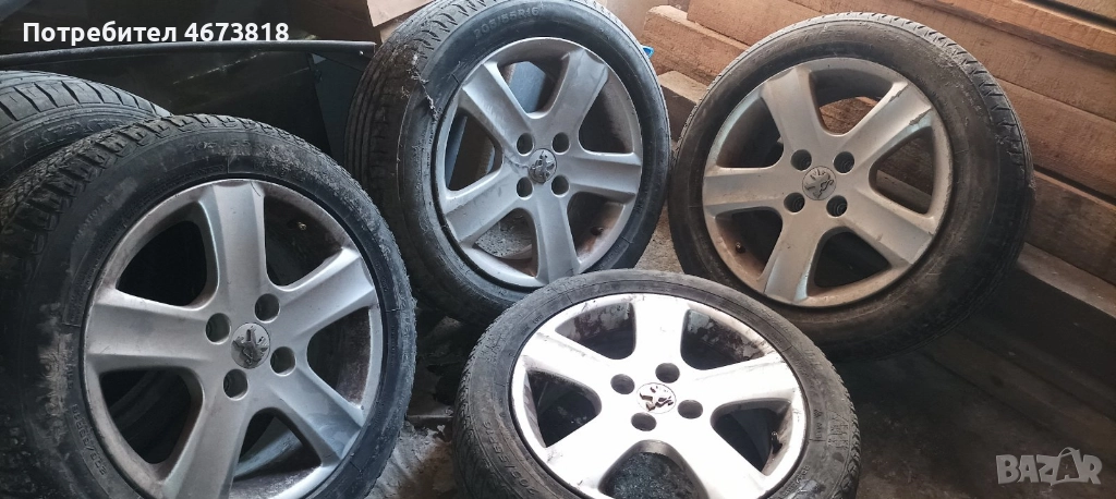 Алуминиеви джанти Пежо / Peugeot 16'', снимка 1