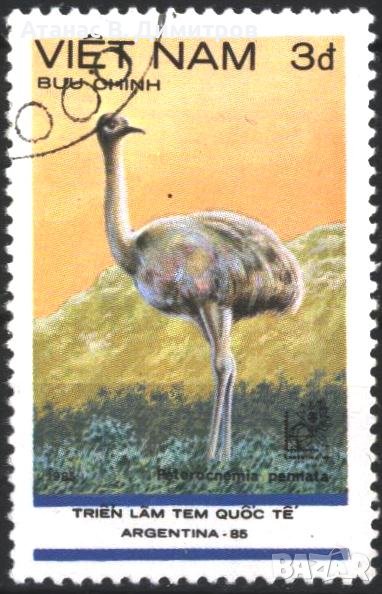 Клеймованa маркa Фауна Птицa 1985 от Виетнам, снимка 1