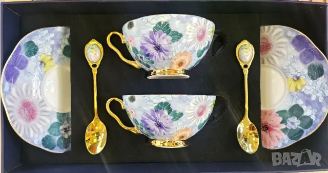 Чаши за кафе костен порцелан - комплекти, снимка 2 - Подаръци за юбилей - 26031003