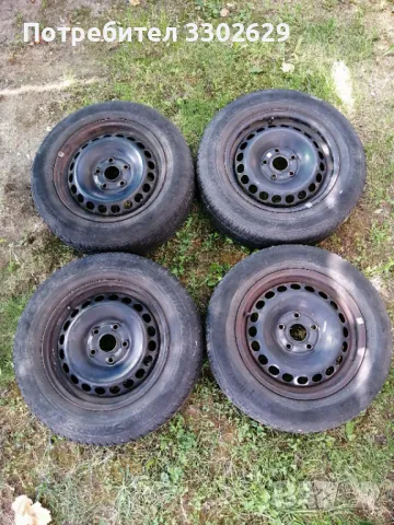 Оригинални джанти с гуми 15" VW AUDI 5х112