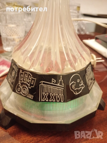 СССР Стара нощна руска лампа Ракета Космос , снимка 8 - Антикварни и старинни предмети - 52455422