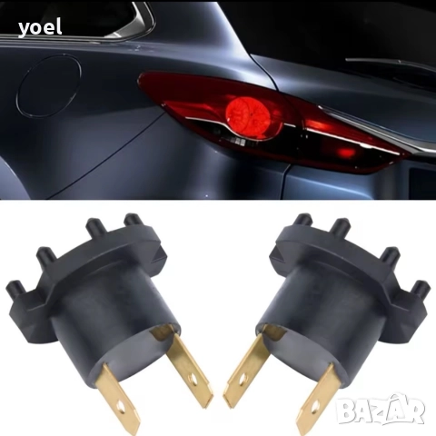 Aдаптер за фасунг H7 за фарове Mazda 3/5, Kawasaki, Aprilia - B28V510A3