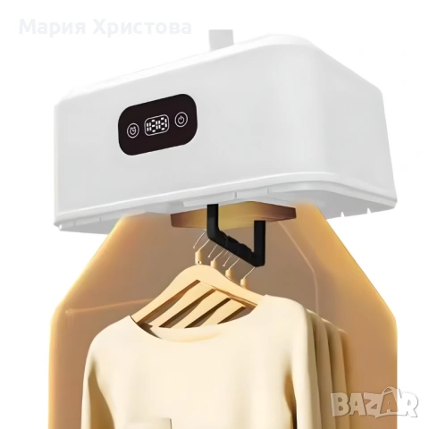 Преносима електрическа сушилня за дрехи – компактна, сгъваема, с таймер и 3D циркулация, снимка 2 - Сушилни - 53330278