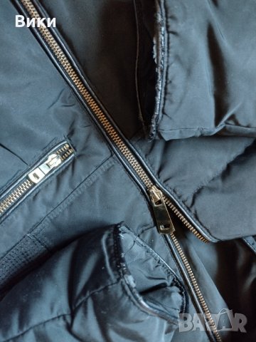 Дамско черно яке  с пух  Zara , снимка 9 - Якета - 34506346