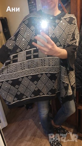 Ново пончо на h&m,M размер, снимка 6 - Блузи с дълъг ръкав и пуловери - 35920996