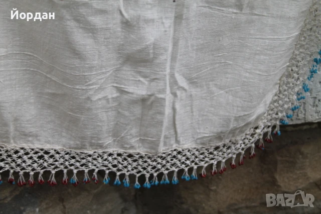 Кърпа за глава от народна носия, снимка 6 - Антикварни и старинни предмети - 50496662