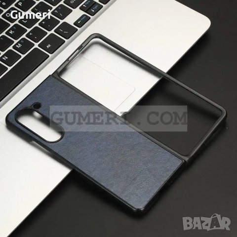 Samsung Galaxy Z Fold5 5G Предпазен Гръб - Кожа, снимка 2 - Калъфи, кейсове - 42209811