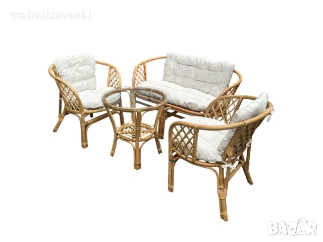 Нов! Ратанов комплект Бахама, снимка 9 - Градински мебели, декорация  - 53807158