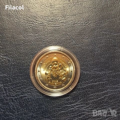 2 евро 2025 Словения Мики Мустер UNC