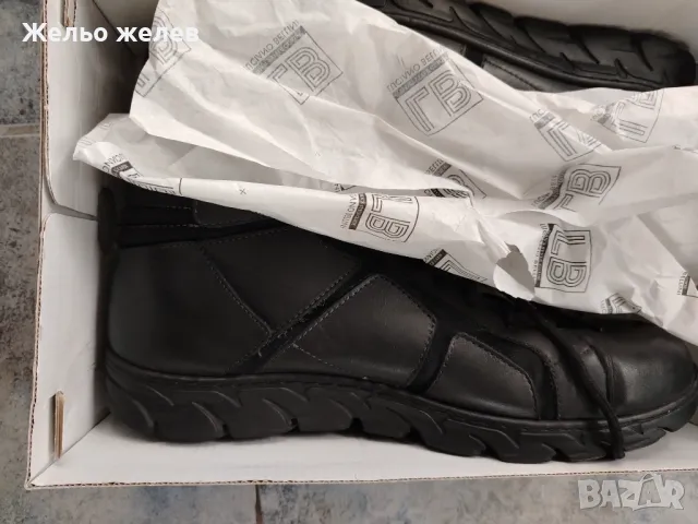 Мъжки, кожени, боти, 44номер, снимка 6 - Ежедневни обувки - 49938310