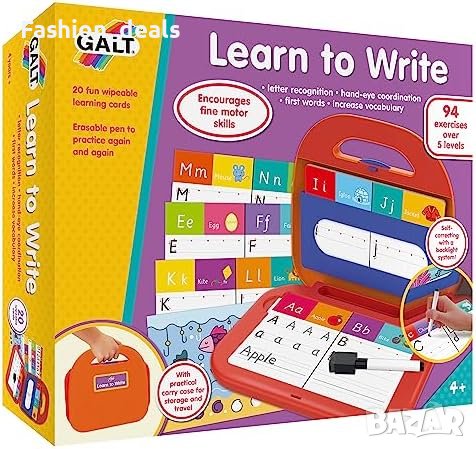 Нов Galt Детски комплект за писане Деца на 4 години Момчета Момичета, снимка 5 - Образователни игри - 42018798