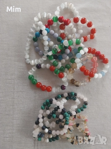 Гривни от естествени перли, снимка 2 - Гривни - 52016585