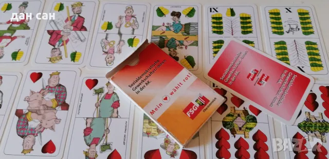 Нови карти за игра белот Германия Австрия, снимка 2 - Карти за игра - 47268798