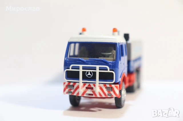 HERPA H0 1/87 MERCEDES ТЕЖКОТОВАРЕН ТРАНСПОРТ КАМИОН МОДЕЛ, снимка 7 - Колекции - 50755875