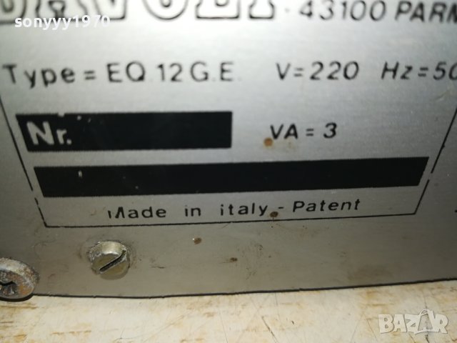 DAVOLI EQ12GE MADE IN ITALY 2806231705, снимка 15 - Ресийвъри, усилватели, смесителни пултове - 41385159