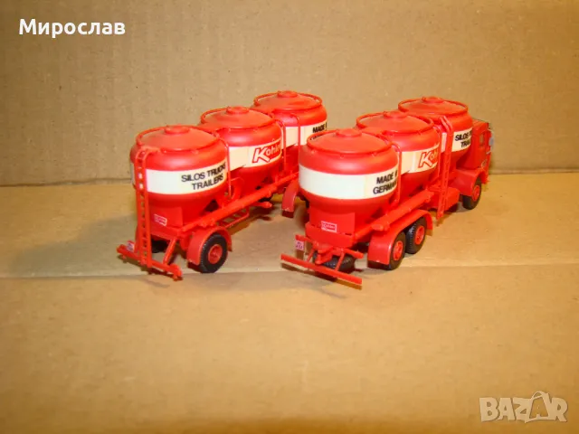 KIBRI 1:87 H0 MERCEDES ТИР КАМИОН ИГРАЧКА МОДЕЛ ЦИСТЕРНА, снимка 5 - Колекции - 48269526