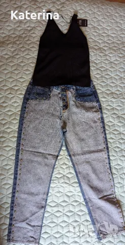 Дънки с потник