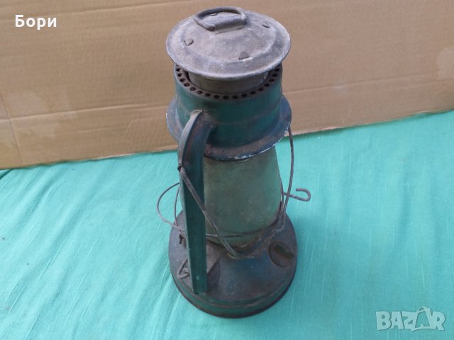 Стар газов фенер лампа, снимка 5 - Други ценни предмети - 34584745