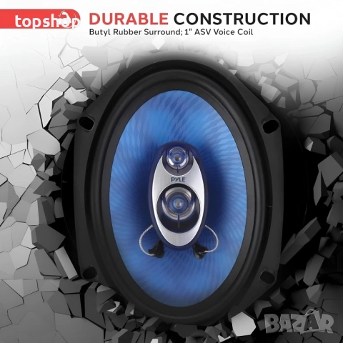 Нови 2 бройки Pyle PL6984BL 6 x 9-инчови 400-ватови 4-лентови високоговорители ..., снимка 2 - Аксесоари и консумативи - 51637812