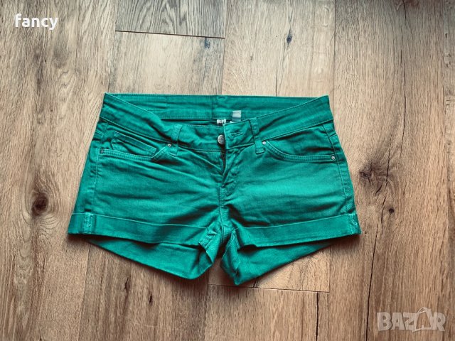 Залени къси панталонки Mango, снимка 2 - Къси панталони и бермуди - 33785590