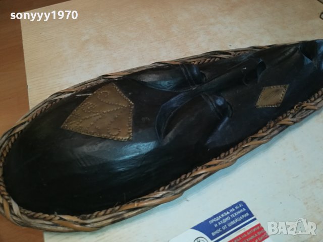 ДЪРВЕНА МАСКА ОТ ГЕРМАНИЯ 52Х22СМ 1702241734, снимка 11 - Антикварни и старинни предмети - 44340284