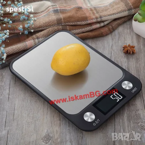 Многофункционална кухненска везна с дисплей до 5кг., снимка 8 - Електронни везни - 49485006